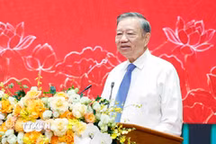 Tổng Bí thư, Chủ tịch nước Tô Lâm phát biểu chỉ đạo. (Ảnh: Thống Nhất/TTXVN)
