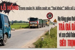 Hạ tầng giao thông trả giá đắt vì xe chở hàng siêu trọng