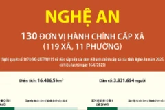 Thông tin chi tiết sắp xếp các đơn vị hành chính cấp xã của tỉnh Nghệ An