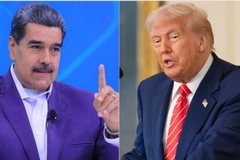 Tổng thống Mỹ Donald Trump và tổng thống Venezuela Nicolas Maduro. (Nguồn: TTXVN)