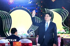 Chủ tịch nước Lương Cường dự lễ kỷ niệm 70 năm Ngày giải phóng Hải Phòng (13/5/1955-13/5/2025). (Ảnh: Lâm Khánh/TTXVN)