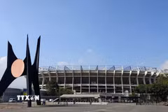 Sân vận động Estadio Azteca của Mexico, địa điểm diễn lễ khai mạc World Cup 2026 vào tháng 6 tới. (Ảnh: Phi Hùng/TTXVN)
