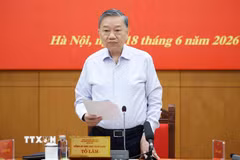 Tổng Bí thư, Chủ tịch nước Tô Lâm phát biểu. (Ảnh: Thống Nhất/TTXVN)