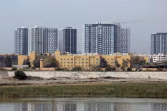Đại sứ quán Mỹ tại Baghdad, Iraq. (Ảnh: THX/TTXVN)