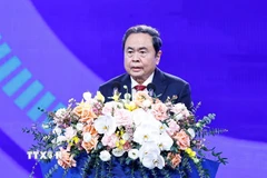 Chủ tịch Quốc hội Trần Thanh Mẫn phát biểu. (Ảnh: Doãn Tấn/TTXVN)