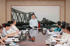 Phó Thủ tướng Hồ Đức Phớc phát biểu. (Ảnh: An Đăng/TTXVN)