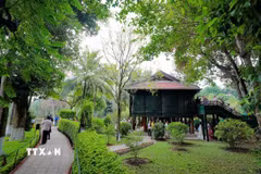 Khu di tích Chủ tịch Hồ Chí Minh. (Ảnh: Thanh Tùng/TTXVN)