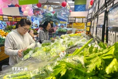 Một siêu thị tại Thành phố Hồ Chí Minh. (Ảnh: Hương Giang/TTXVN)