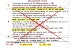 Đề nghị xử lý hoạt động rao bán tài liệu ôn thi tuyển viên chức giáo dục 