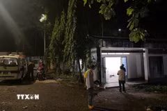 Hiện trường vụ án. (Ảnh: TTXVN phát)