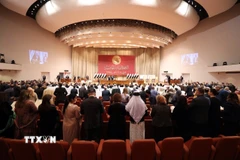 Quang cảnh phiên họp Quốc hội Iraq tại thủ đô Baghdad. (Ảnh: THX/TTXVN)