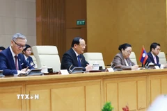 Thủ tướng Lào Sonexay Siphandone. (Ảnh: Dương Giang/TTXVN)