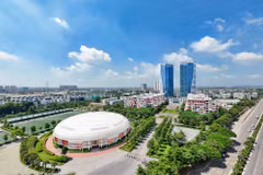 Toàn cảnh Đại học Phenikaa. (Ảnh: TTXVN phát)