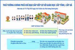 Thủ tướng Chính phủ chỉ đạo việc sắp xếp cơ sở giáo dục công lập cấp tỉnh, xã