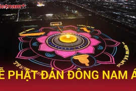 Hàng trăm nghìn đèn lồng thắp sáng khắp Đông Nam Á trong Lễ hội Vesak 2025