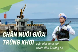 Chăn nuôi giữa trùng khơi: Hậu cần xanh nơi tuyến đầu Trường Sa