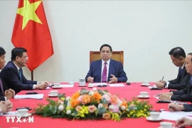 Lãnh đạo Việt Nam-Campuchia trao đổi về các vấn đề quốc tế và khu vực