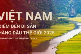 World Travel Awards 2025: Việt Nam tiếp tục được bình chọn là Điểm đến Di sản hàng đầu thế giới