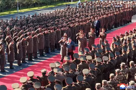 Nhà lãnh đạo Kim Jong Un trực tiếp kiểm tra đơn vị đặc nhiệm tinh nhuệ Triều Tiên