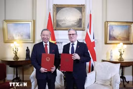 Thủ tướng Anh Keir Starmer chủ trì Lễ đón chính thức Tổng Bí thư Tô Lâm