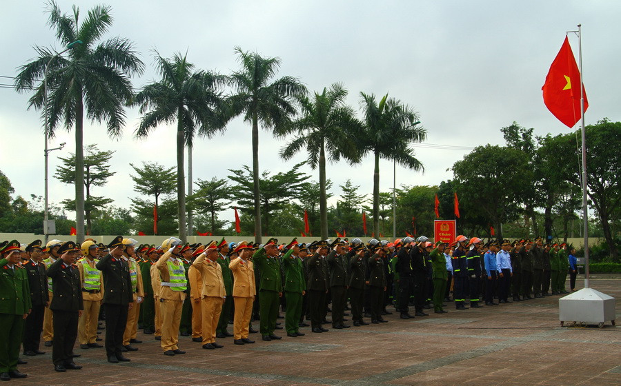 Quang cảnh buổi lễ. (Ảnh: Đức Thọ/TTXVN)