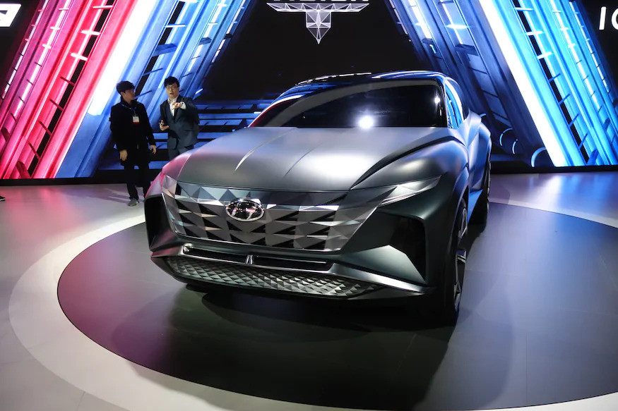 Hyundai Vision T với thiết kế như một chiếc phi thuyền.
