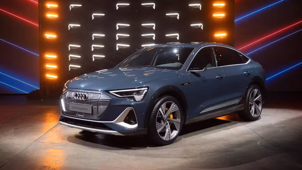 Chiếc Sportback nằm trong dòng xe điện E-tron của Audi.