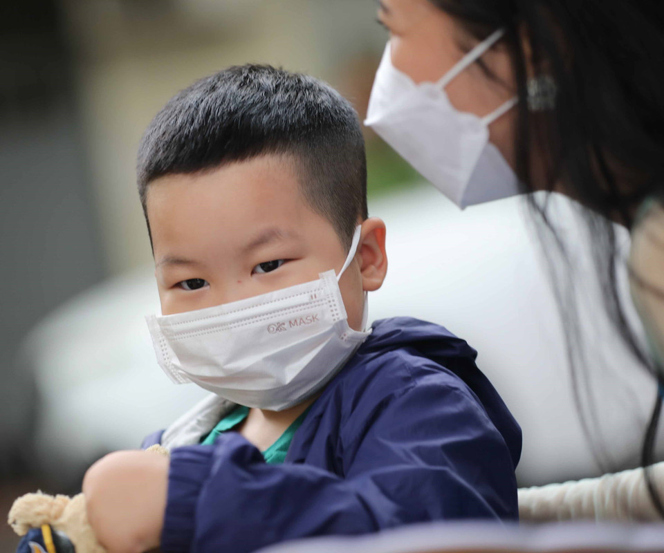 Đến trường vui lắm, thích hơn ở nhà. (Ảnh: Thanh Tùng/TTXVN)