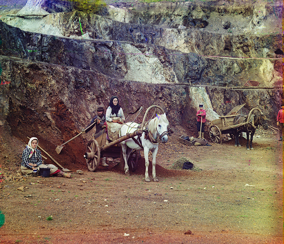 Người lao động làm việc tại một mỏ than. (Nguồn: Thư viện Quốc hội Mỹ)