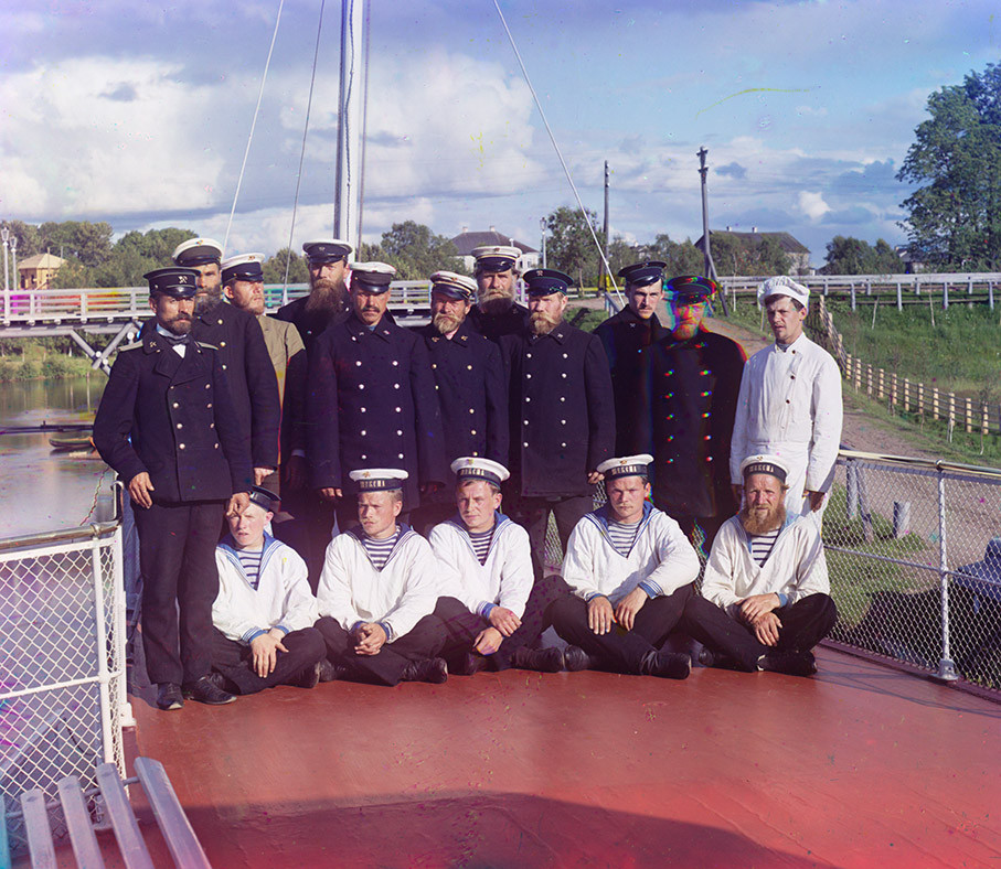 Các thủy thủ trên một con tàu hơi nước. (Nguồn: Thư viện Quốc hội Mỹ)