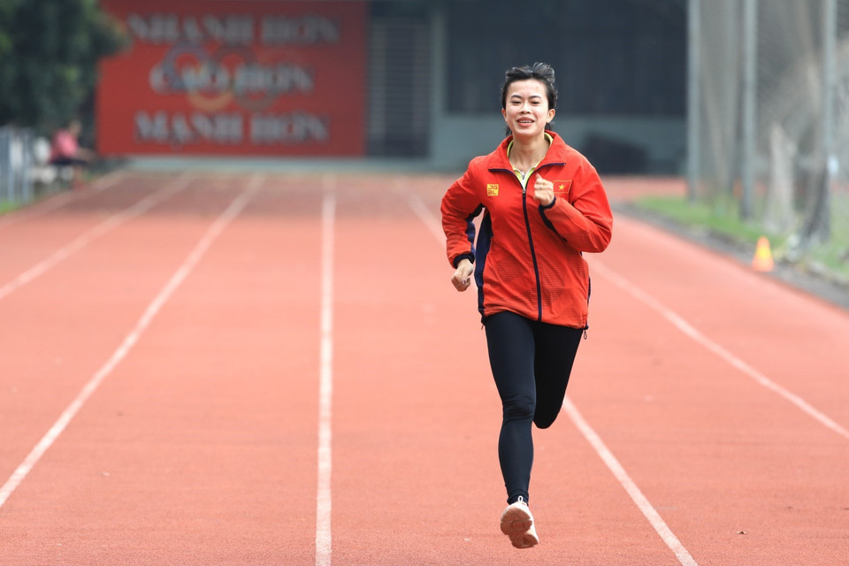 Các vận động viên tích cực tập luyện với kỳ vong đem về thành tích cao nhất cho đất nước. (Ảnh: Thành Đạt/TTXVN)