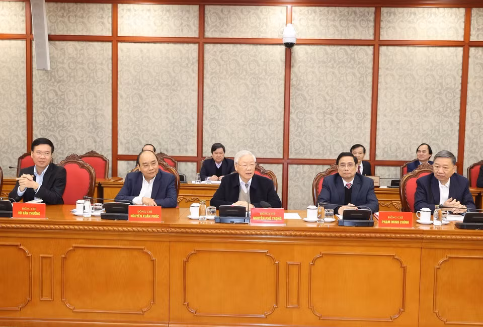 Các đại biểu sẽ cho ý kiến về việc tổ chức Tết Tân Sửu 2021, một số nhiệm vụ trọng tâm trong quý 1/2021.(Ảnh: Trí Dũng/TTXVN)