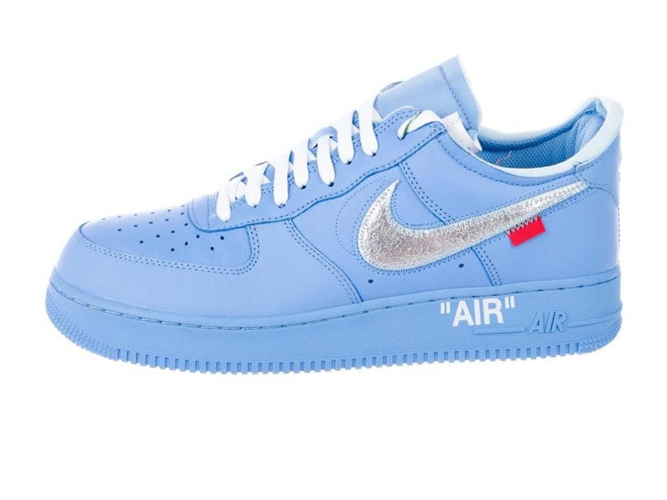 Off White X Nike Air Force 1 Low MCA, phiên bản từng được trưng bày tại Bảo tàng Nghệ thuật Đương đại Chicago, có giá bán lại khoảng 1.900 USD. (Ảnh: TheRealReal)