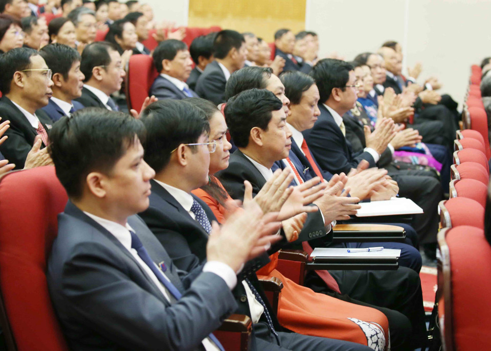 Đại biểu dự khai mạc Đại hội. (Ảnh: Phương Hoa/TTXVN)