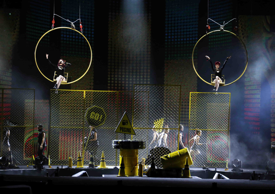 Một màn trình diễn hấp dẫn tại Special Countdown Party. (Ảnh: Trần Lê Lâm/Vietnam+)