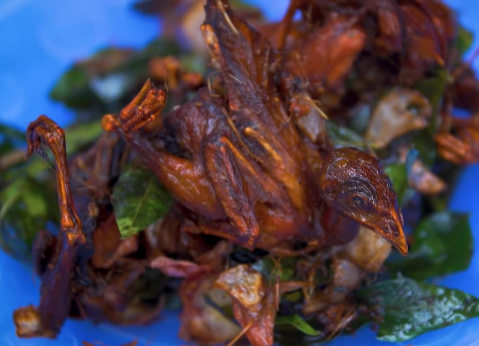 Dù thịt chim không phải món ăn quá xa lạ, nhưng nhiều người nước ngoài vẫn cảm thấy “căng thẳng” khi thưởng thức món chim quay nguyên con theo kiểu Việt Nam.