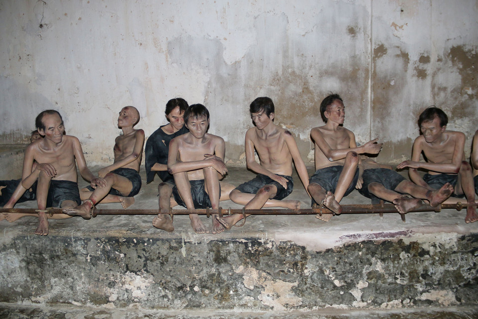 Một góc phòng số 6, khám 6, trại giam Phú Hải ở huyện Côn Đảo. (Ảnh: Thanh Vũ/TTXVN)