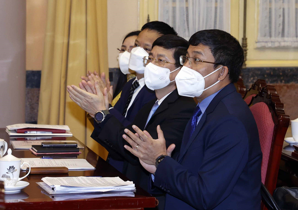 Các đại biểu tham dự hội nghị. (Ảnh: Thống Nhất/TTXVN)