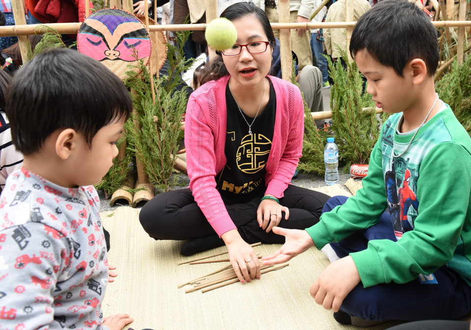 Đây cũng là địa điểm lý tưởng để cả gia đình cùng nhau vui chơi nhân dịp Tết dương lịch. (Ảnh: Nguyễn Văn Cảnh/TTXVN)