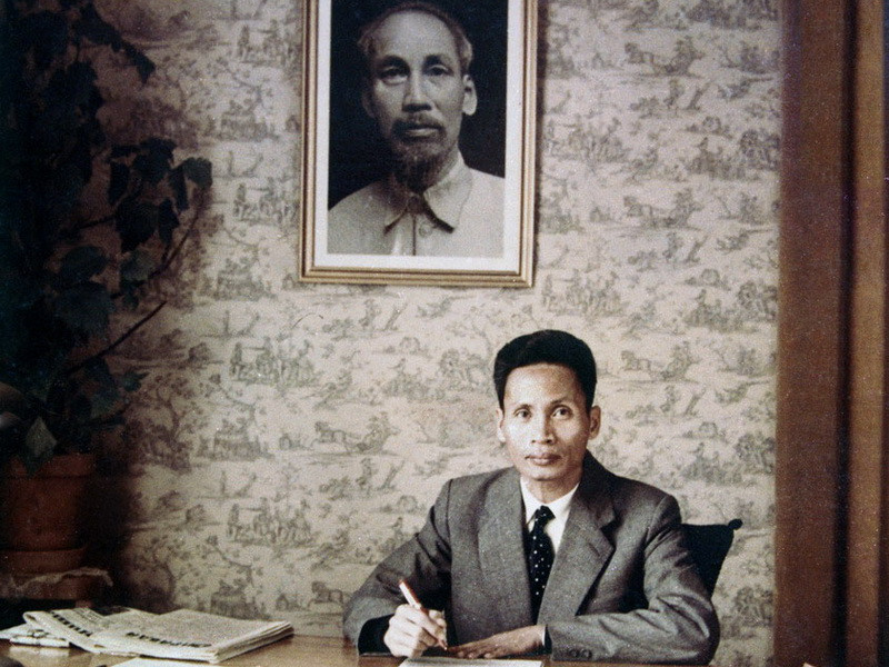 Ông Phạm Văn Đồng tại Hội nghị Geneva năm 1954 với cương vị Phó Thủ tướng. (Ảnh: Võ Năng An/TTXVN)