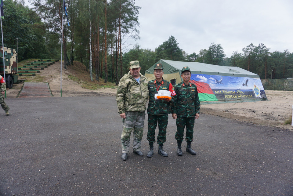 Ban tổ chức của Belarus đã tổ chức một số hoạt động mừng ngày Quốc khánh Việt Nam. (Ảnh: Vietnam+)