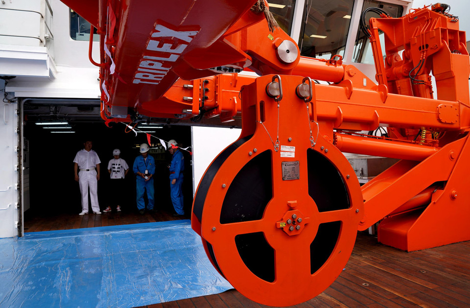 Bên trong tàu Tuyết Long 2. (Ảnh: THX)