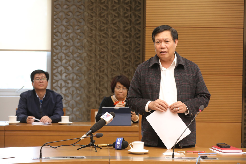 Thứ trưởng Bộ Y tế Đỗ Xuân Tuyên. (Ảnh: Minh Quyết/TTXVN)