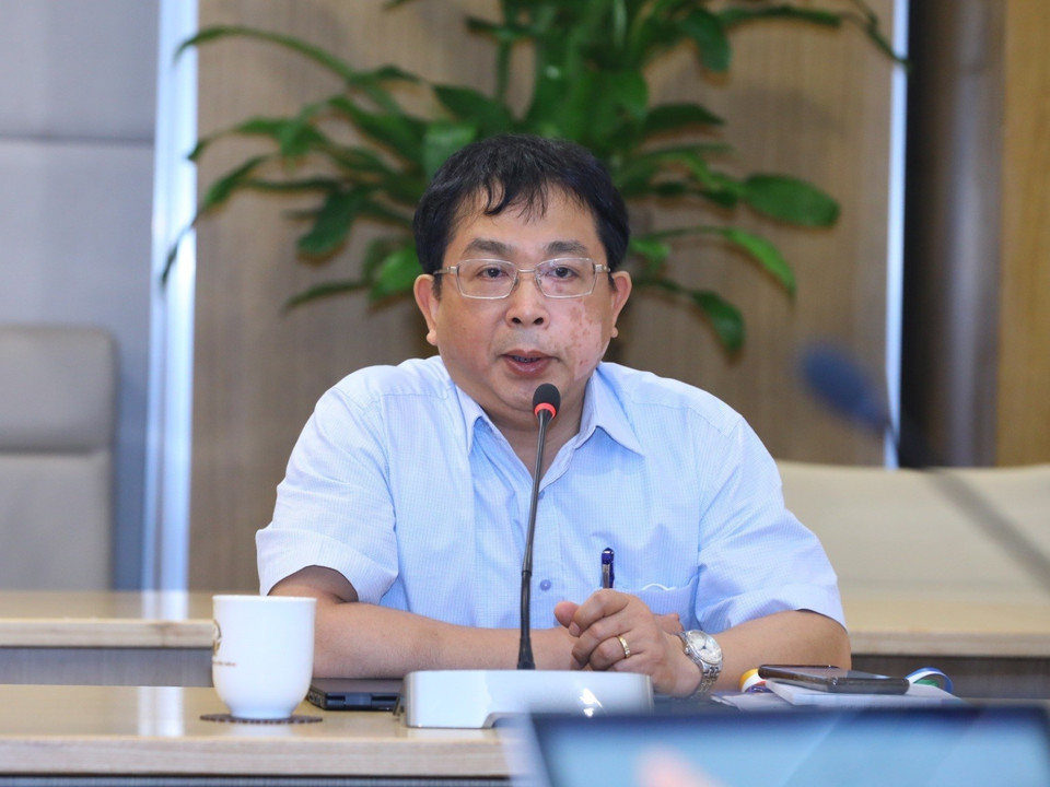 Phó Tổng giám đốc Thông tấn xã Việt Nam Nguyễn Tuấn Hùng phát biểu. (Ảnh: Văn Điệp/TTXVN)