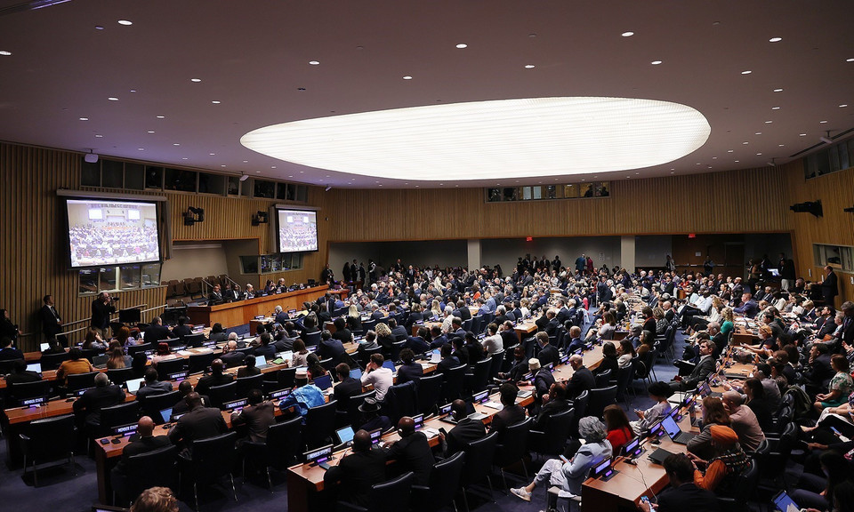 Hội nghị Thượng đỉnh Tham vọng Khí hậu của Liên hợp quốc. (Ảnh: Dương Giang/TTXVN)