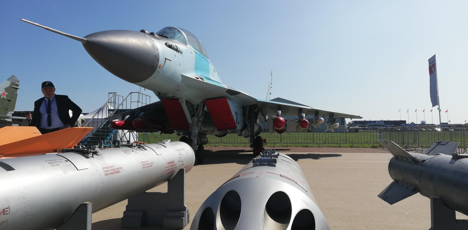 Gian trưng bày của "Công ty máy bay thống nhất". (Ảnh: Duy Trinh/TTXVN)