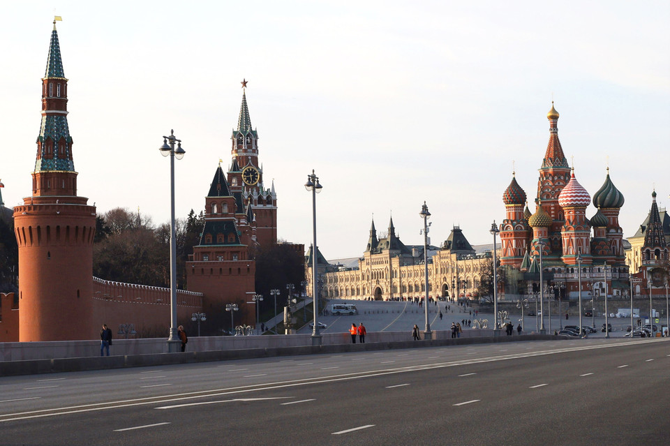 Hoạt động đi lại của người dân thủ đô Nga đã giảm khoảng 70% so với trước, số người đến các địa điểm công cộng đã giảm rõ rệt. (Ảnh: Trần Hiếu/TTXVN)