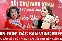Người dân ‘săn’ đặc sản vùng miền tại Hội chợ Mùa Xuân 2026