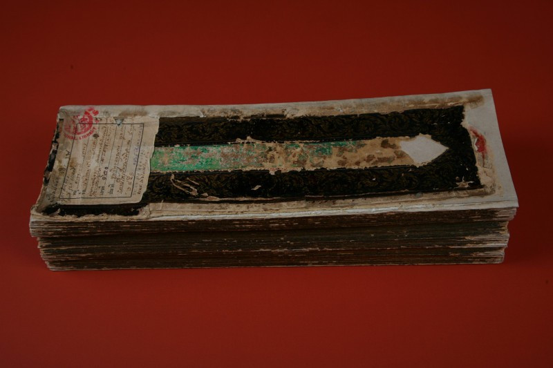 Bản thảo Nanthopananthasut Kamlaung dày 190 trang, làm từ giấy khoi, đã được đưa vào danh sách Ký ức Thế giới của UNESCO. (Nguồn: PRD Thái Lan)