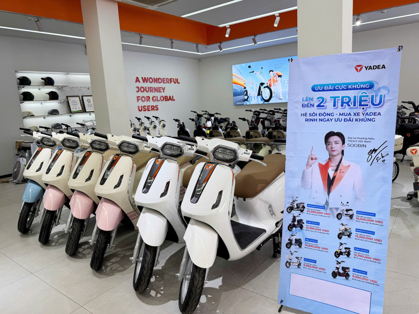 Yadea giảm giá trực tiếp cho các dòng xe lên đến 2.000.000 VNĐ